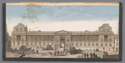 View of the Palais du Louvre in Paris by Anonymous