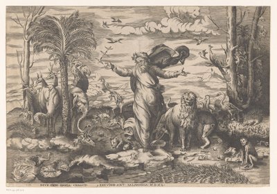 God Creates the Animals on Land by Anonymous