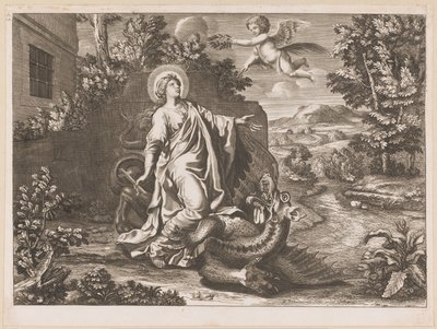 Saint Margaret and the Dragon by Anonymous