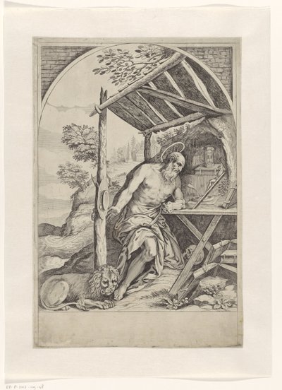 Saint Jerome in the Wilderness by Anonymous