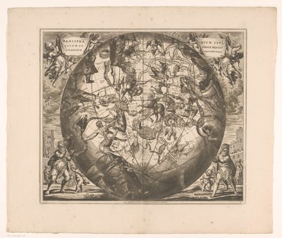 Celestial Map with Southern Constellations by Anonymous