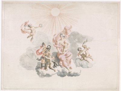 Hercules Nursed by Juno by Anonymous