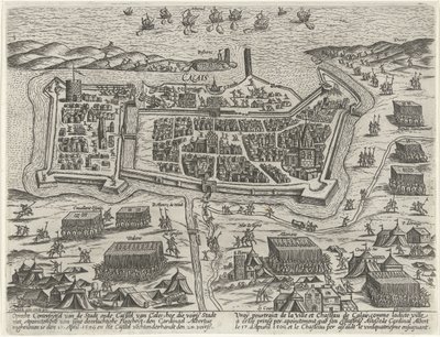 Capture of Calais by Archduke Albert, 1596 by Anonymous