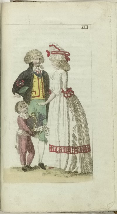 Cabinet of Fashion and Taste 1791, Plate XIII by Anonymous