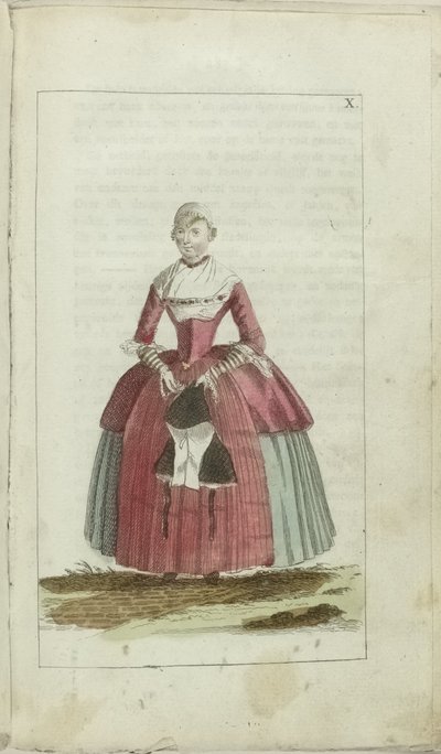 Cabinet of Fashion and Taste 1791, Plate X by Anonymous