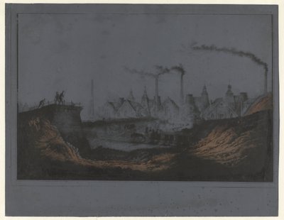 Coal Factories in Königshütte by Anonymous
