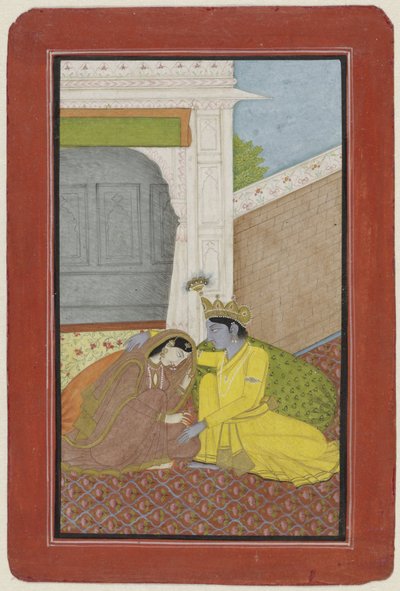 Krishna and Radha by Anonymous