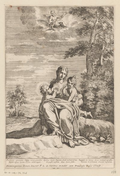 Latona with Diana and Apollo on Delos by Anonymous