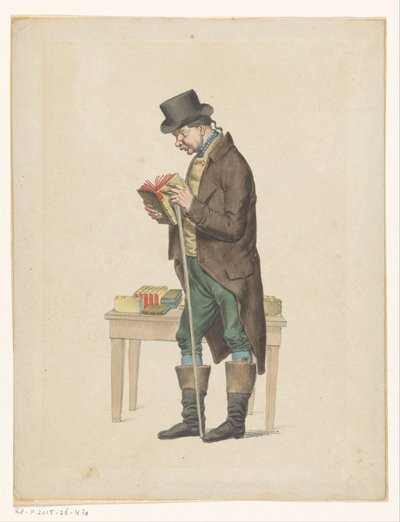 Reading Man by Anonymous