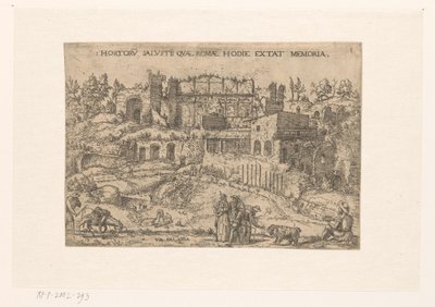 Pleasure Gardens of Sallust in Rome by Anonymous