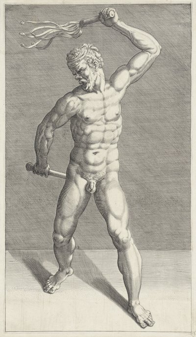 Man with Two Scourges (Scourging of Christ series) by Anonymous