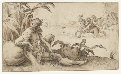 Abduction of Deianira by Nessus by Anonymous