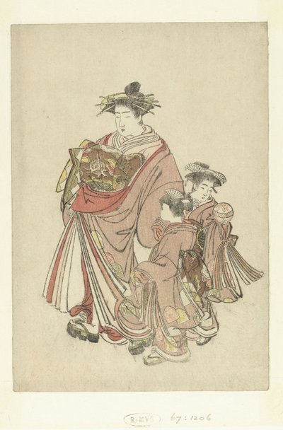 Parading Courtesan by Anonymous