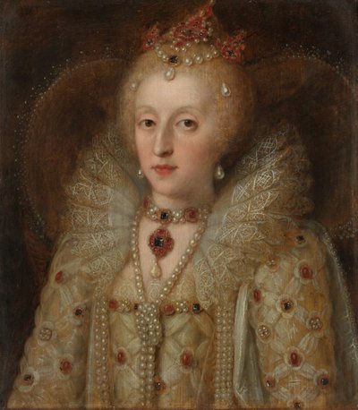 Portrait of Elizabeth I, Queen of England by Anonymous