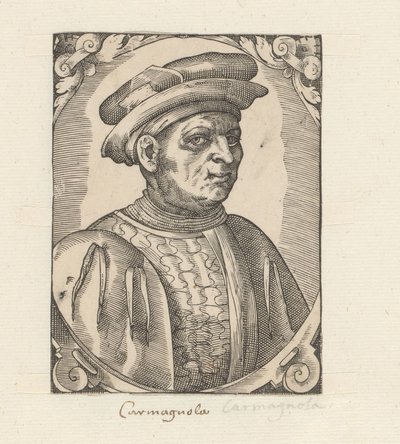 Portrait of Francesco Bussone da Carmagnola by Anonymous