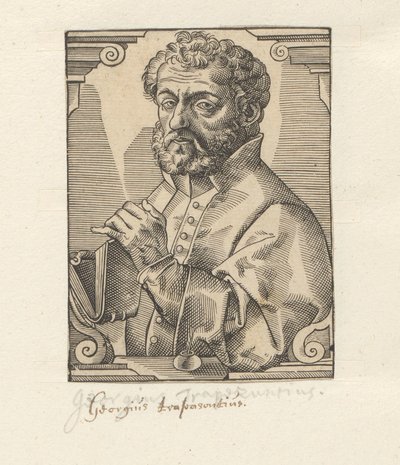 Portrait of Georg of Trebizond by Anonymous