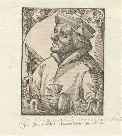 Portrait of Johannes Manardi by Anonymous