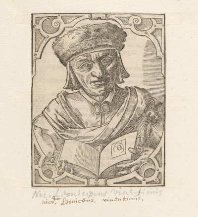 Portrait of Niccolò Leoniceno by Anonymous