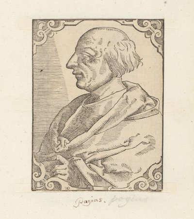 Portrait of Poggio Bracciolini by Anonymous