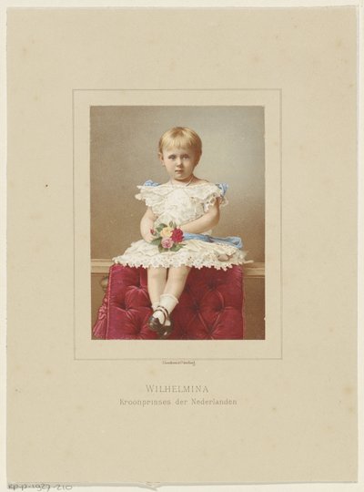 Portrait of Wilhelmina, Queen of the Netherlands by Anonymous
