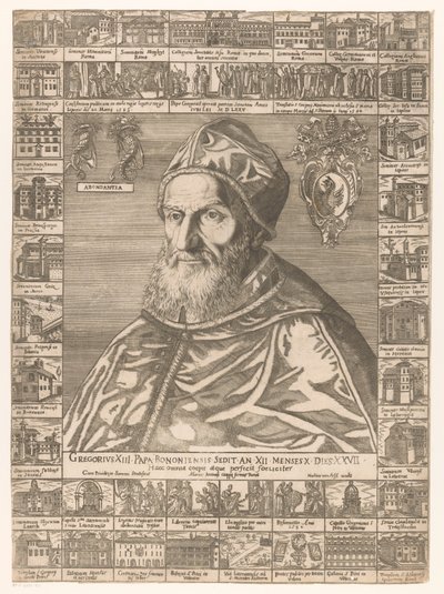 Portrait of Pope Gregory XIII by Anonymous