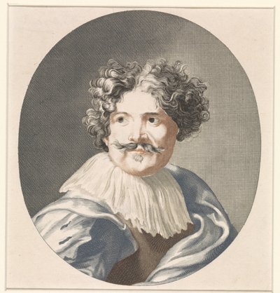 Portrait of Painter Simon de Vos by Anonymous