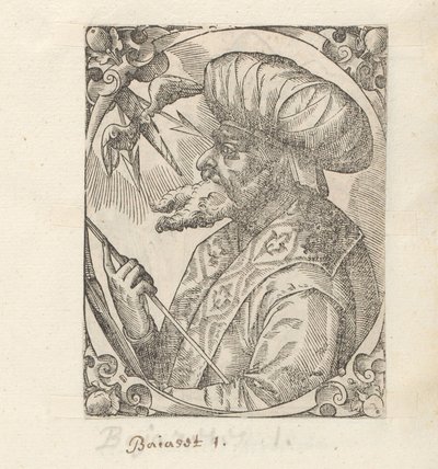 Portrait of Sultan Bayezid I by Anonymous