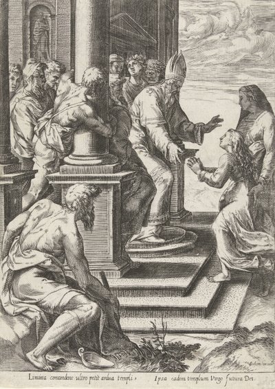 Presentation of Mary in the Temple by Anonymous