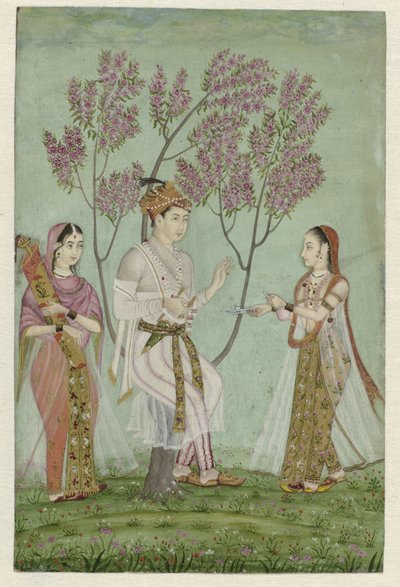 Prince with Two Ladies by Anonymous