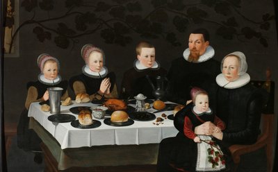 Prosperous Calvinist Family by Anonymous