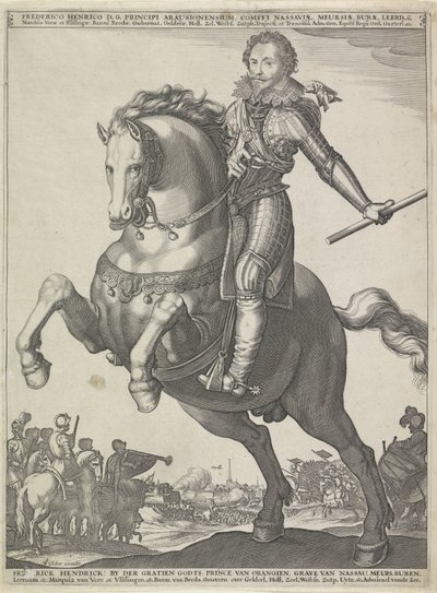 Equestrian Portrait of Frederick Henry, Prince of Orange by Anonymous
