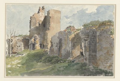 Ruins of the Château de Chevreuse by Anonymous