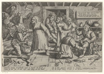 Fight for the Trousers by Anonymous