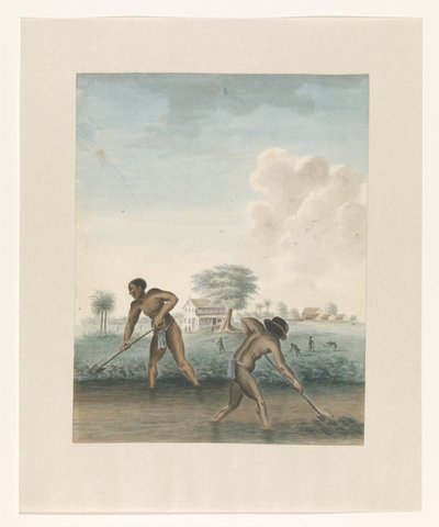 Enslaved Men Working on the Land by Anonymous