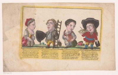 Four Dwarfs by Anonymous
