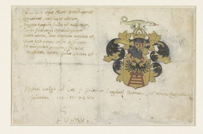 Coat of Arms of Josephus Justus Scaliger by Anonymous