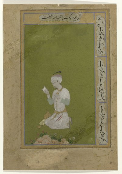 Seated Nobleman with Letter in Hand by Anonymous