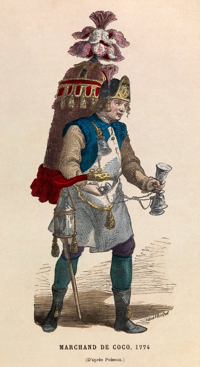 Coconut Seller in 1774 - Private Collection by Anonymous Anonymous