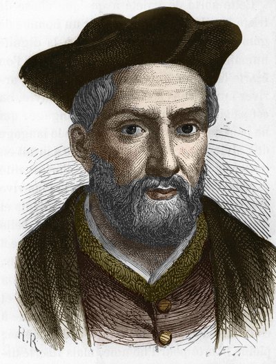 François Rabelais (1495 - 1553), French writer. by Anonymous Anonymous