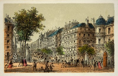 Paris 1874: Boulevard des Italiens by Anonymous Anonymous
