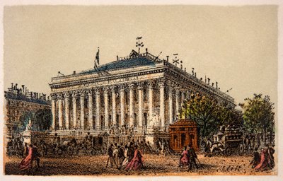 Paris in 1874: La Bourse by Anonymous Anonymous