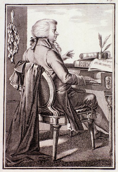 Portrait of Johann Leopold Mozart by Anonymous Anonymous