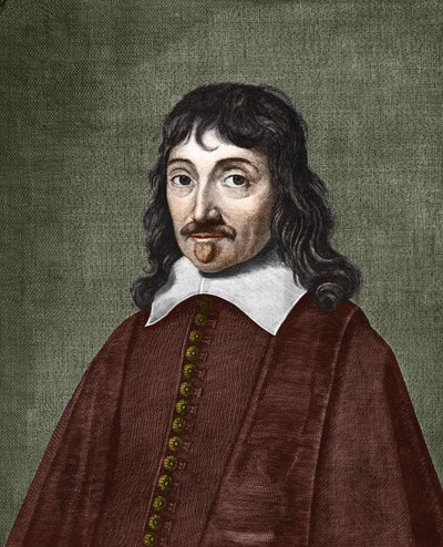 Portrait of René Descartes (1596-1650) by Anonymous Anonymous