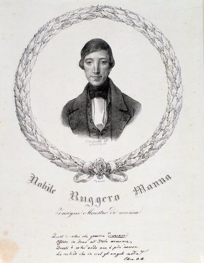 Portrait of Ruggero Manna by Anonymous Anonymous