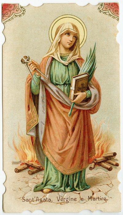 Saint Agatha of Sicily (engraving) by Anonymous Anonymous