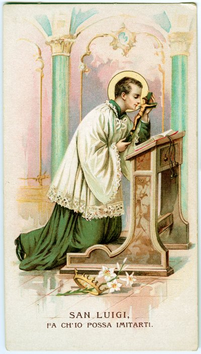 Saint Aloysius Gonzaga (engraving) by Anonymous Anonymous