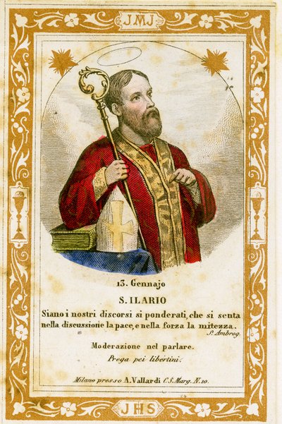 Saint Hilary of Poitiers by Anonymous Anonymous