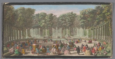 View of the Water Theater Grove, Versailles by Anonymous Anonymous
