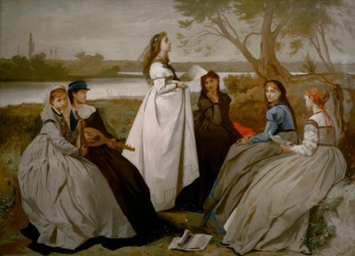 In Spring by Anselm Feuerbach