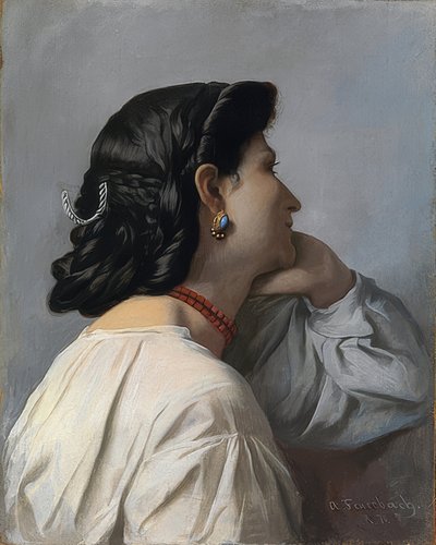 Iphigenia (Study Head) by Anselm Feuerbach